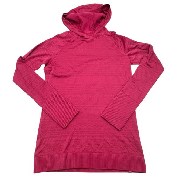 LULULEMON - Rest Less Hoodie violet red - size MEDIUM (read descrip) - Picture 2 of 10